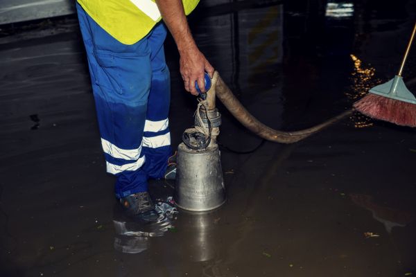 Basement Water Removal in Galveston